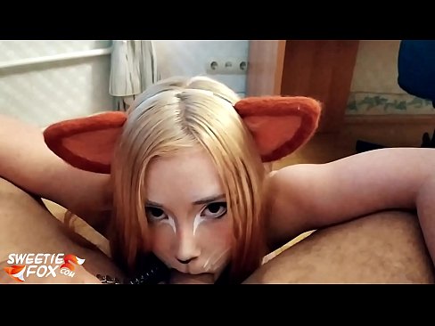 ❤️ Kitsune glutas dikon kaj kumas en ŝia buŝo ❤️ Seksofilmeto ĉe eo.mysexpics.ru